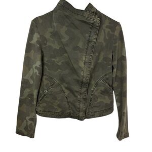 Anthropologie Marrakech Camo Moto Jacket